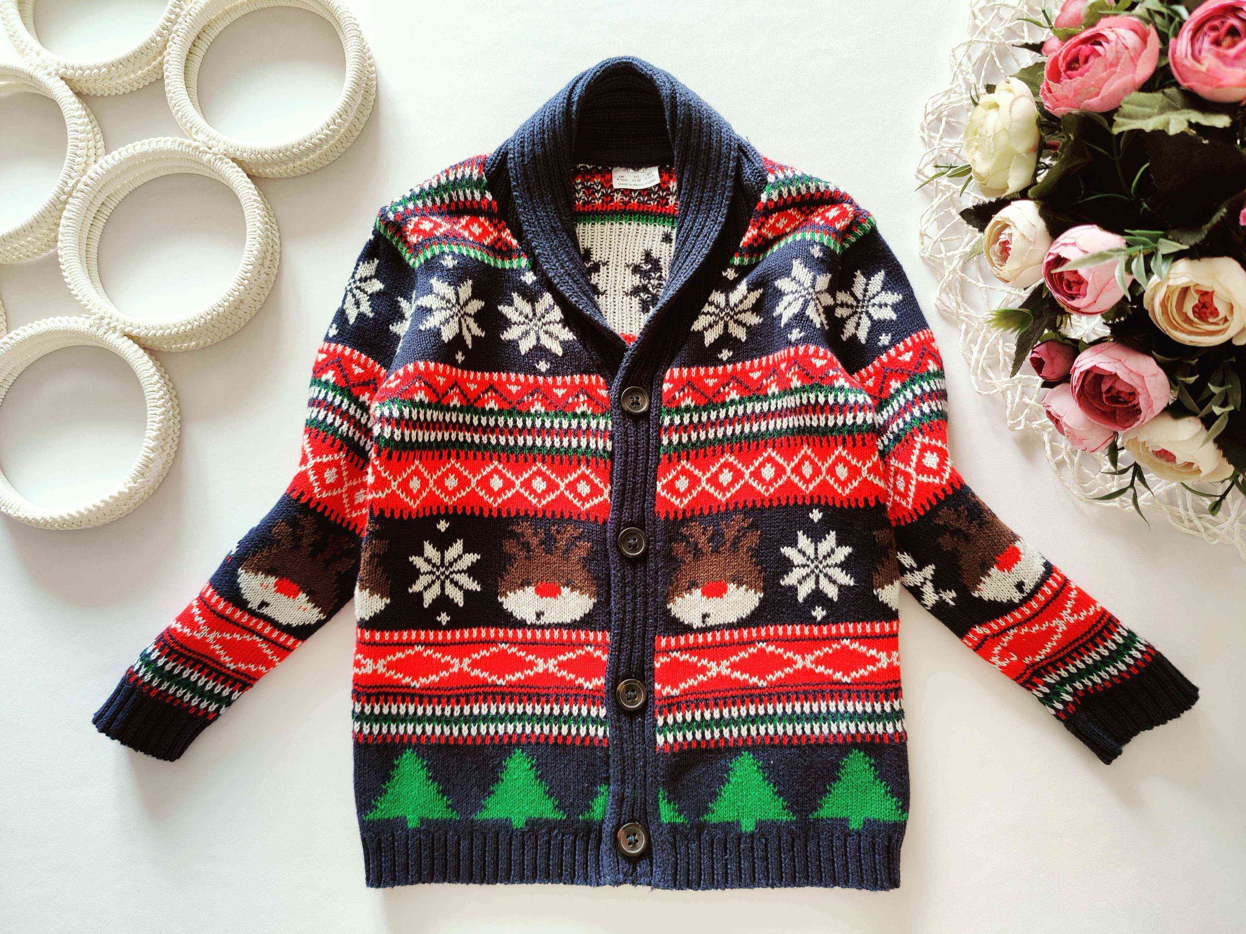 9,12 мес, рост 80 Теплая детская кофта