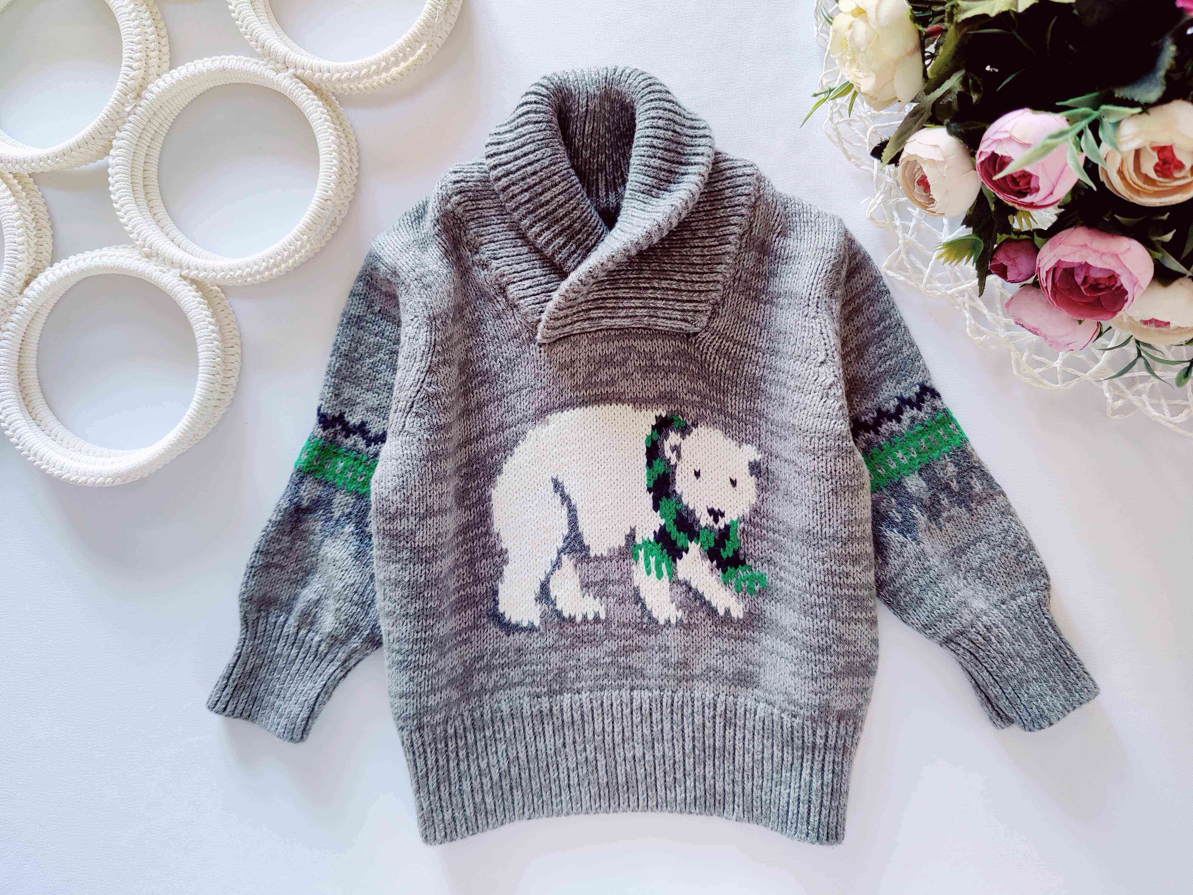 3,6 міс. Светр з ведмедиком