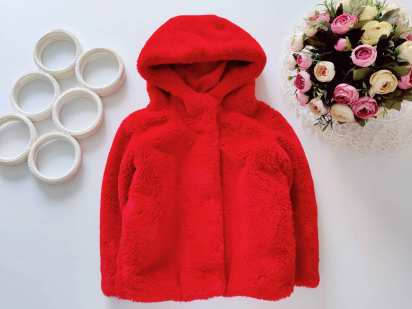 2,3 года, рост 92,98 Детская деми шубка