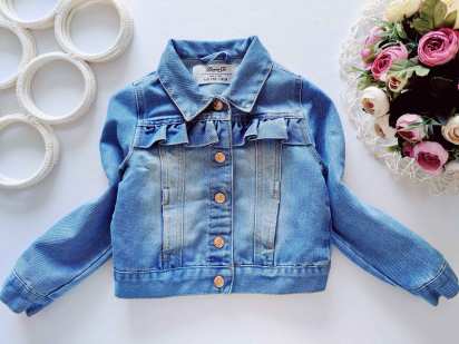 4,5 лет, рост 110 Голубая джинсовка