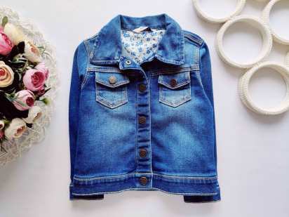 9,10 лет, рост 134,140 Джинсовка для девочки