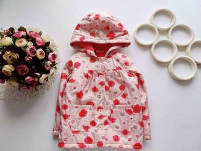 12,18 мес, рост 86 Деми куртка в маках