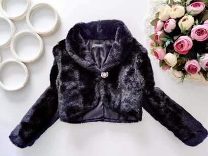 4,5 лет, рост 104,110 Деми шубка