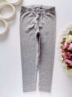 4 роки, зріст 104 Сірі стрейчеві лосіни для дівчинки