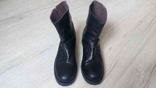 38 (25 см) Шкіра! Португалія! Шкіряні демісезонні черевики для дівчинки