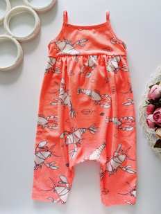 1,5,2 роки, зріст 92 Літній ромпер у раках