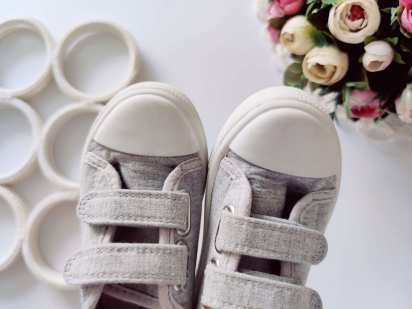 25 (15,5 см) Кеди на липучках з посиленим носком