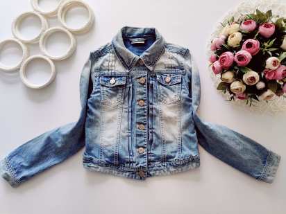 10 лет, рост 140 Джинсовка для девочки