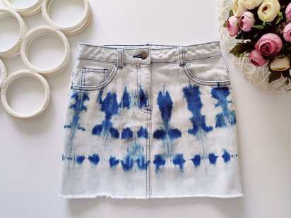 9,10 років, зріст 134,140 Джинсова дитяча спідниця