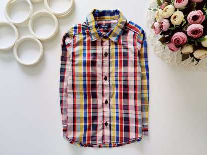 2,3 роки Сорочка в клітинку