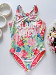 9,10 лет, рост 140 Купальник для девочки