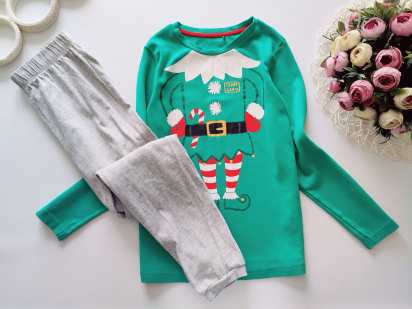 9,10 років, зріст 134,140 Новорічна дитяча піжама