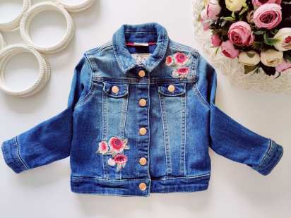 18,24 мес, рост 92 Детская джинсовка