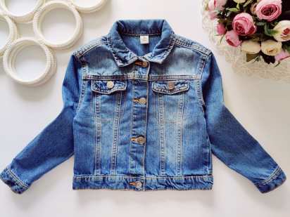 3,4 года, рост 98,104 Детская джинсовка