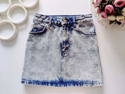 10 років, зріст 140 Красива джинсова спідниця