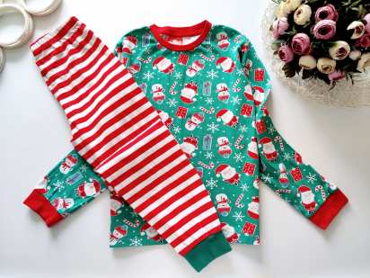 9,10 років, зріст 140,146 Новорічна дитяча піжама