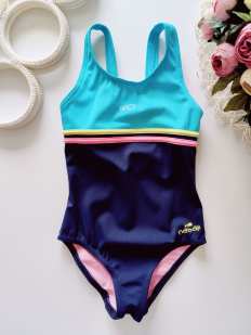 8 лет, рост 128 Спортивный детский купальник