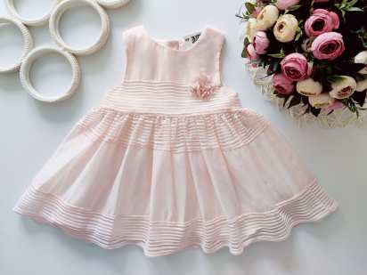 9,12 мес, рост 80 Нарядное нежное детское платье