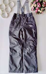 10,11 лет, рост 140,146 Зимний полукомбинезон для девочки