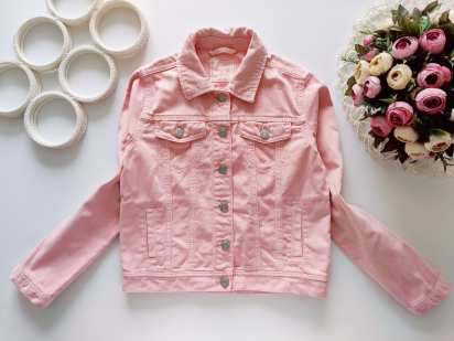 10 лет, рост 140 Джинсовка для девочки