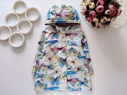 1,5,2 года, рост 92 Ветровка непромокайка на х\б подкладке