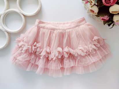 12,18 міс, зріст 80,86 Красива фатинова спідниця