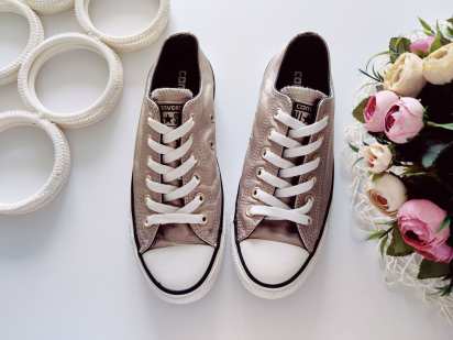 37,5-39 (25 см) Шкіряні кеди унісекс