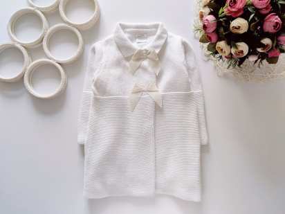 18,24 мес, рост 90 Белый вязаный кардиган Mamas&papas