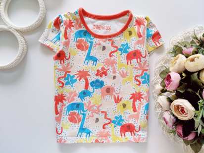 1,2 роки, зріст 90 Футболка для дівчинки