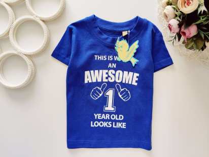 12,18 міс, зріст 80,86 Нова футболка на рік