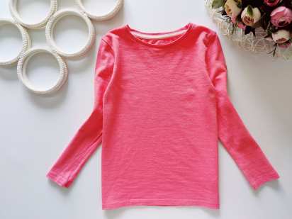 4,5 лет, рост 110 Лонгслив для девочки