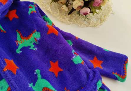 6,7 років, зріст 116,122 Махровий халат у динозаврах