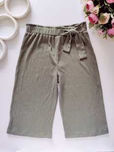 5,6 лет, рост 116 Модные брюки кюлоты