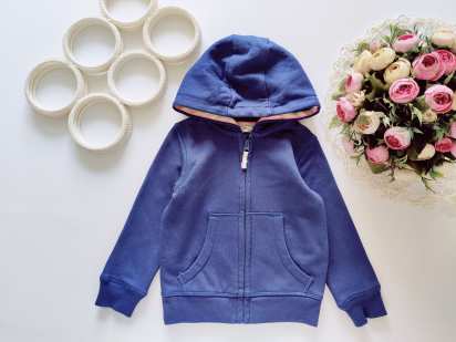 2,3 года, рост 98 Теплая кофта на флтсе