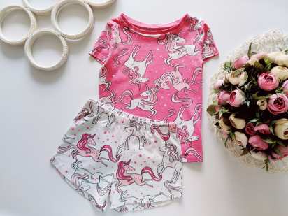 3,4 роки, зріст 98,104 Літній костюм для дівчинки