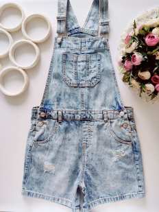 10,11 років, зріст 146 Блакитний джинсовий комбез