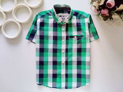 3,4 роки, зріст 104 Нова сорочка в клітку