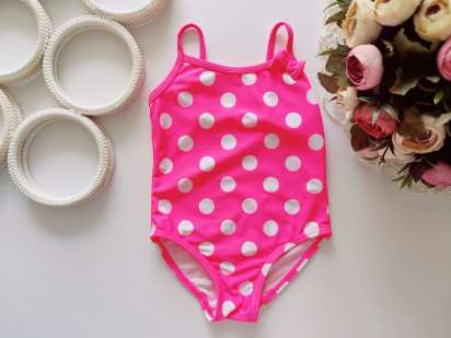 6,9 мес Яркий розовый купальник