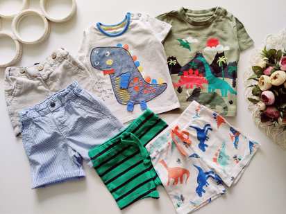 6,9 міс Набір шорт з футболками для малюка