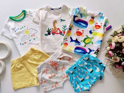 3,6 міс Набір шорт з футболками дівчинці