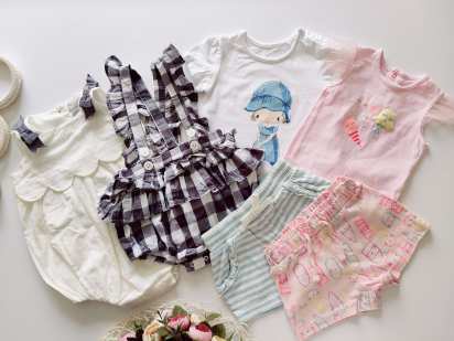 6,9 міс Набір літніх речей для дівчинки