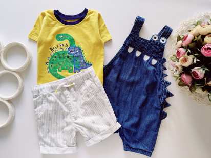 9,12 міс, зріст 74,80 Ромпер, шорти, футболка