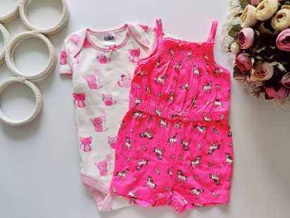 9,12 міс, зріст 74,80 Новий ромпер і боді