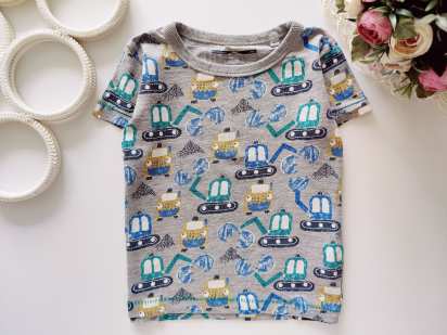 12,18 міс, зріст 86 Футболка в машинках
