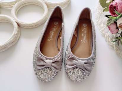 29 (18 см) Блискучі дитячі туфлі