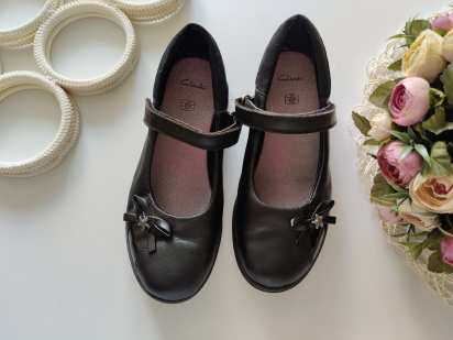 35,5 (23 см) Шкіряні дитячі туфлі на липучках