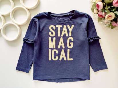 2,3 года, рост 98 Синий лонгслив