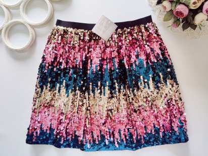 12 років, зріст 152 Нова спідниця в паєтках