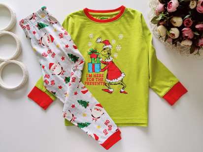 4,5 років, зріст 104,110 Дитяча новорічна піжама