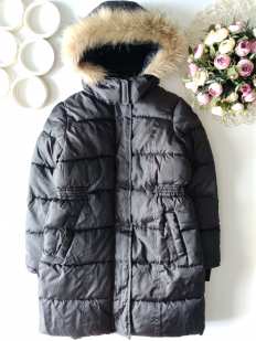 9,10 лет, рост 134,140 Зимняя удленненная куртка YEK